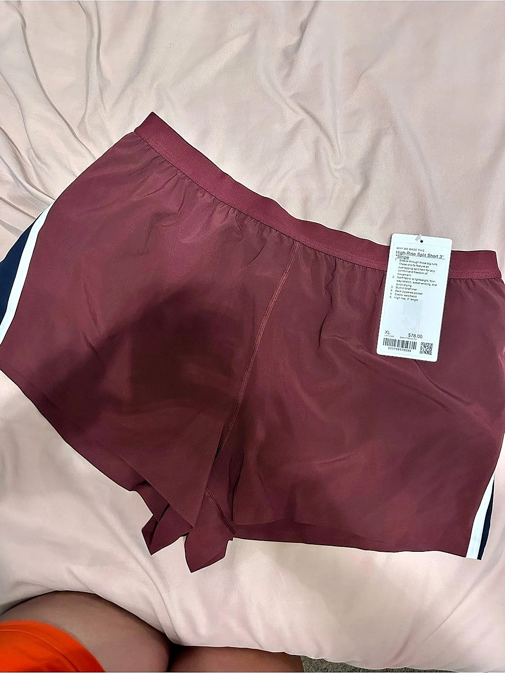 NWT Lululemon High-Rise Split Short